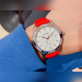 Женские часы Chanel  Импортный кварцевый механизм, корпус из нер