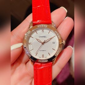 Женские часы Chanel  Импортный кварцевый механизм, корпус из нер