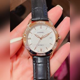 Женские часы Chanel  Импортный кварцевый механизм, корпус из нер