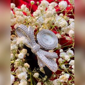 Chanel ювелирный часы из серии RUBAN Ремешок с узором, покрытый 