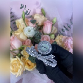 Chanel ювелирный часы из серии RUBAN Ремешок с узором, покрытый