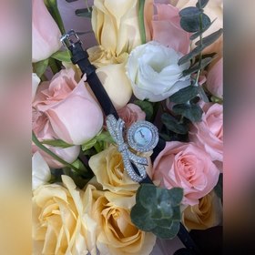 Chanel ювелирный часы из серии RUBAN Ремешок с узором, покрытый 