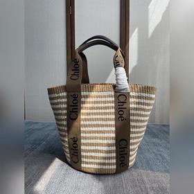 Chloe Большая сумка-корзина Woody с лентой Woody Артикул： 6047 К