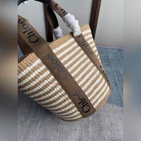Chloe Большая сумка-корзина Woody с лентой Woody Артикул： 6047 К