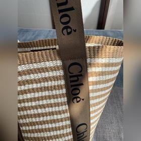 Chloe Большая сумка-корзина Woody с лентой Woody Артикул： 6047 К