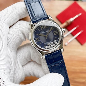 Chopard Happy Sport часы 36 мм Бриллианты вечны. Свободно скользя