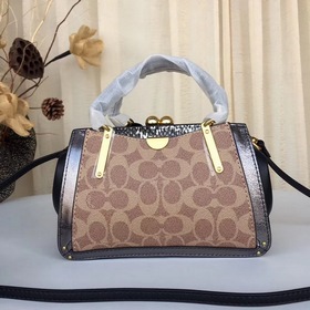 Сумка Coach Классическая сумка с логотипом из прочного полотна и 