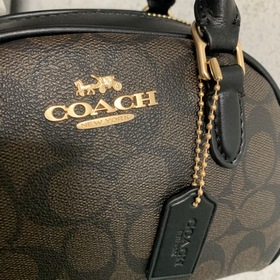 Сумка Coach/Coach в форме булочки, ретро-сумка в форме полумесяца