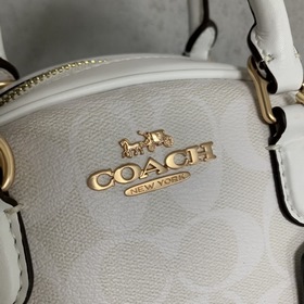 Сумка Coach/Coach в форме булочки, ретро-сумка в форме полумесяца