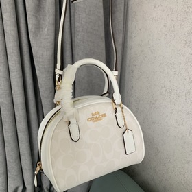 Сумка Coach/Coach в форме булочки, ретро-сумка в форме полумесяца