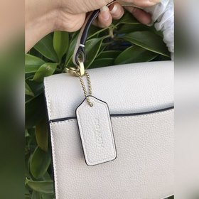 Coach/Coach Модель C4820 Кожа с узором «галька» Логотип с застежк
