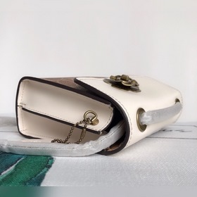 Coach / Модель F34256 Ретро сумка с клапаном из кожи Ретро-фурни