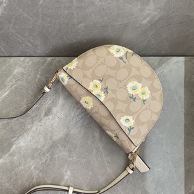 Coach/蔻驰 Модель c3597 Ellen Crossbody Сумка-седло с хризантемой
