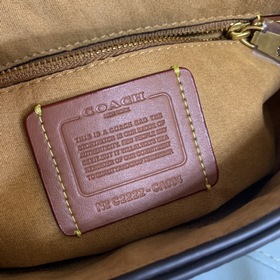 Coach, модель ca094, полностью кожаная сумка в стиле ретро, сумка
