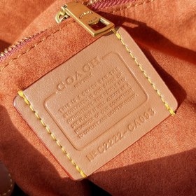 Coach/蔻驰 Модель ca093 Карамельный цвет Ретро сумка-седло через пл