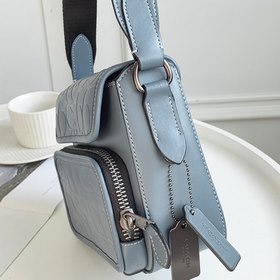 Coach, модель № C9871, сумка Sullivan с тиснением, через плечо. 