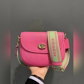 Coach/Coach Модель ca094 Кожаная сумка в стиле ретро с кожаным ре