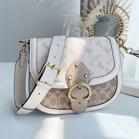 Coach/Coach Новая модель： C3837 Сумка-седло 1 Сумка Beat Saddle К