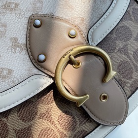 Coach/Coach Новая модель： C3837 Сумка-седло 1 Сумка Beat Saddle К