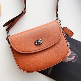 Coach/Coach Модель ca094 Кожаная сумка в стиле ретро с кожаным ре