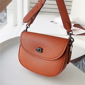 Coach/Coach Модель ca094 Кожаная сумка в стиле ретро с кожаным ре