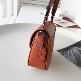 Coach/Coach Модель ca094 Кожаная сумка в стиле ретро с кожаным ре