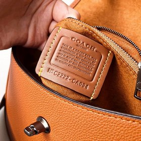 Coach/Coach Модель ca094 Кожаная сумка в стиле ретро с кожаным ре