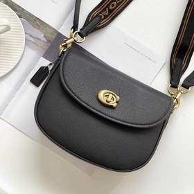 Coach/Coach Модель ca094 Кожаная сумка в стиле ретро с кожаным ре