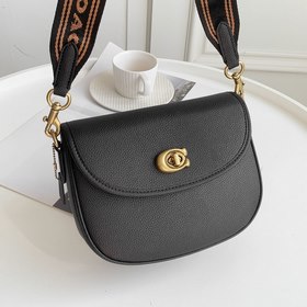 Coach/Coach Модель ca094 Кожаная сумка в стиле ретро с кожаным ре