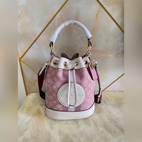 Coach, модель 7964, средний размер, сумка-бакет Длинные плечевые 