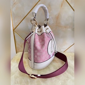 Coach, модель 7964, средний размер, сумка-бакет Длинные плечевые 