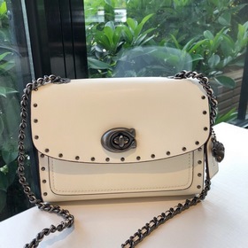 Coach, модель 29389, маленькая женская сумка через плечо из кожи
