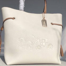 Coach, модель CA165, сумка Andy Tote Материал： кожа. Логотип с п