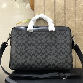 Coach, модель F73420, мужской портфель Классическая сумка из ПВХ 