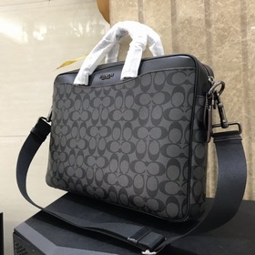 Coach, модель F73420, мужской портфель Классическая сумка из ПВХ 