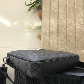 Coach, модель F73420, мужской портфель Классическая сумка из ПВХ 