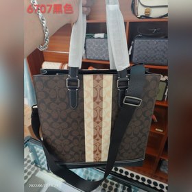 Coach/Coach Мужская сумка с полосками, сумка через плечо, портфел