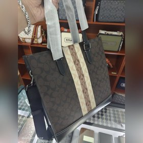 Coach/Coach Мужская сумка с полосками, сумка через плечо, портфел