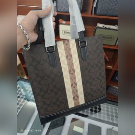 Coach/Coach Мужская сумка с полосками, сумка через плечо, портфел