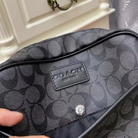 Мужская сумка через плечо COACH из кожи первого слоя. Артикул： 35