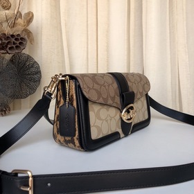 Coach универсальная сумка Georgie серии в двух цветах, через плеч