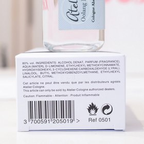 Название бренда： Atelier Cologne Oolang lnfini, Упаковка товара： 