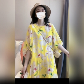 D&G Дука Банна Новое свободное модное платье с принтом, визуа