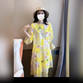 D&G Дука Банна Новое свободное модное платье с принтом, визуа