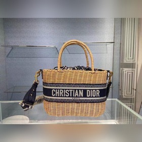 Dior Мини-сумка-тоут Mini Book Tote Сверхминиатюрная сумка с пло