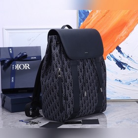 Мужской рюкзак Dior Oblique Модель： CD： 93318 Серый Фотография