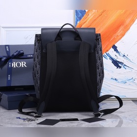 Мужской рюкзак Dior Oblique Модель： CD： 93318 Серый Фотография
