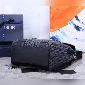 Мужской рюкзак Dior Oblique Модель： CD： 93318 Серый Фотография