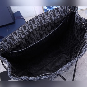 Мужской рюкзак Dior Oblique Модель： CD： 93318 Серый Фотография 