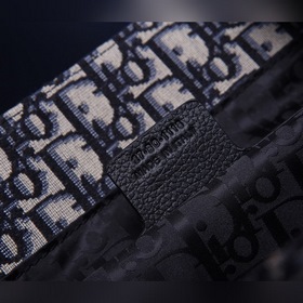 Мужской рюкзак Dior Oblique Модель： CD： 93318 Синяя ткань Фотог
